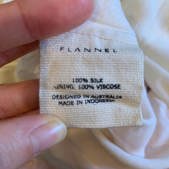 Flannel The Label Leopard Print Silk Maxi Skirt | Pink White | Size 1/ US 4-6 - Picture 8 of 10